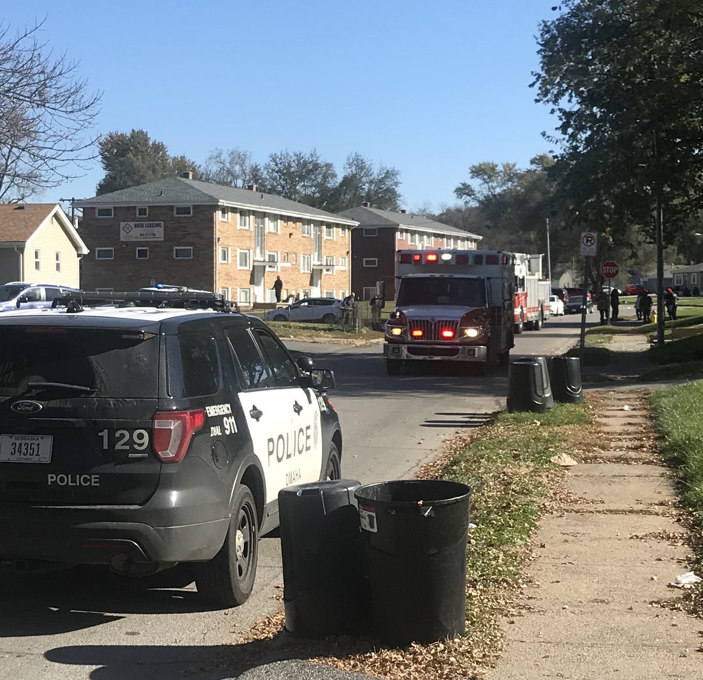 Rescue squad at Boyd Street, 10/31